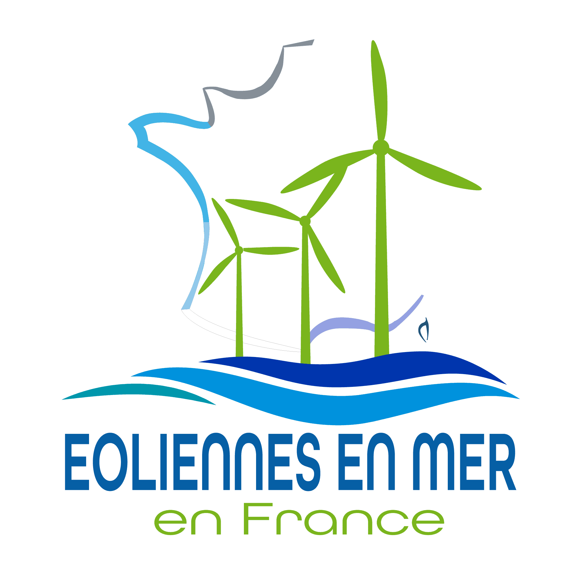 Logo éoliennes en mer